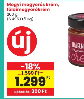 Mogyi mogyorós krém, földimogyorókrém