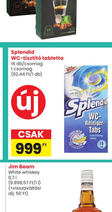 Splendid WC-tisztító tabletta