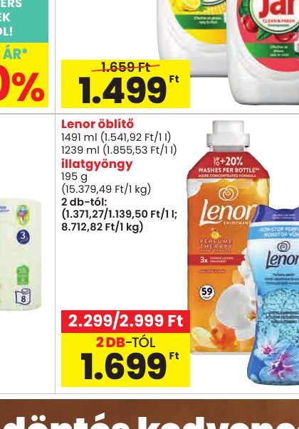 Lenor öblítő