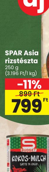 SPAR Asia rizstészta