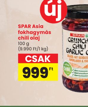 SPAR Asia fokhagymás chili olaj