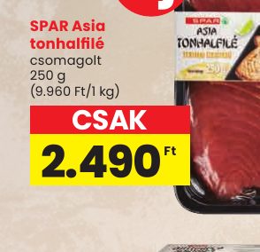 SPAR Asia tonhalfilé
