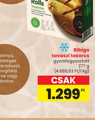 Bibigo tavaszi tekercs