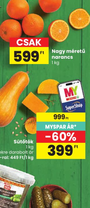 Nagy méretű narancs