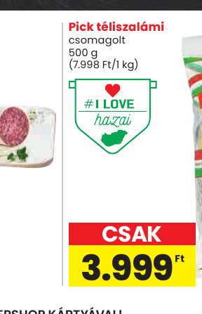 Pick téliszalámi