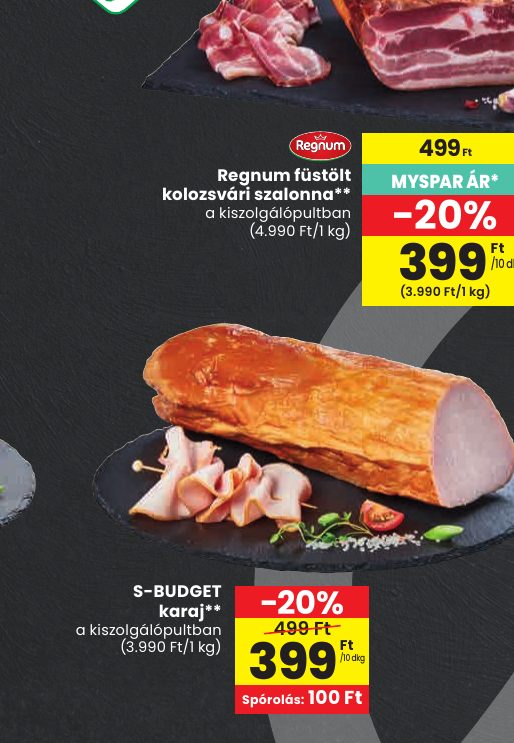 Regnum füstölt kolozsvári szalonna**