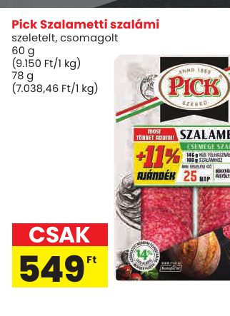 Pick Szalametti szalámi