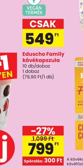 Eduscho Family kávékapszula
