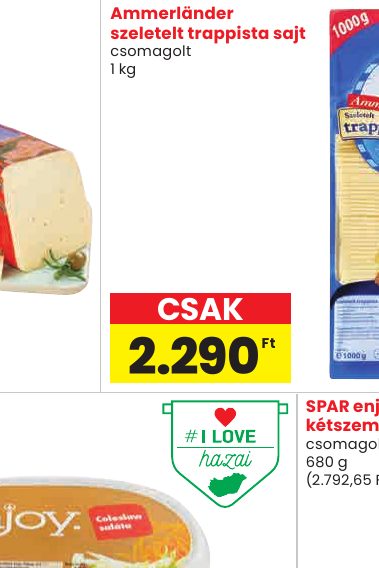 Ammerländer szeletelt trappista sajt