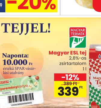 Magyar ESL tej