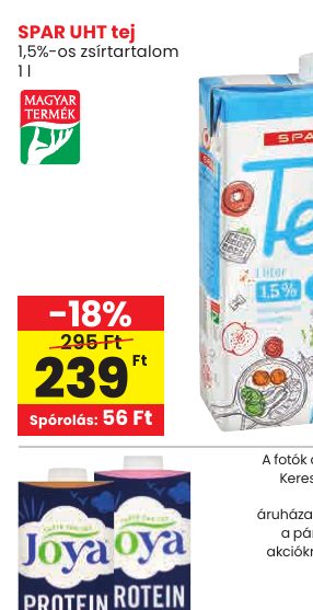 SPAR UHT tej