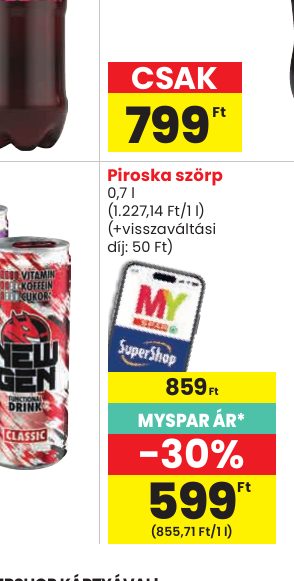 Piroska szörp