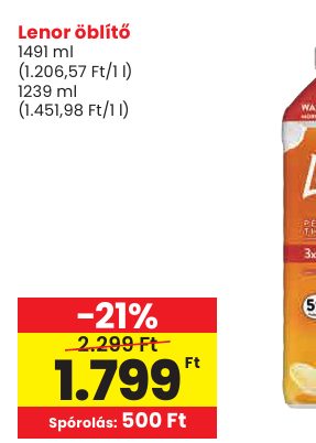 Lenor öblítő