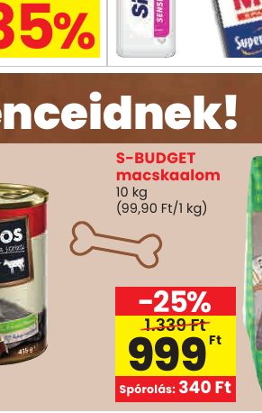 S-BUDGET macskaalom
