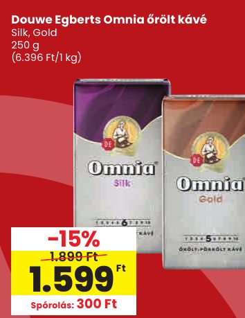 Douwe Egberts Omnia őrölt kávé