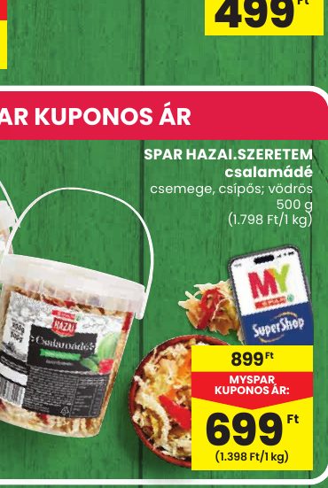 SPAR HAZAI.SZERETEM csalamádé