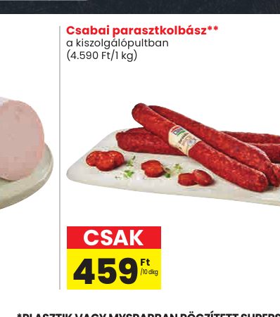 Csabai parasztkolbász**