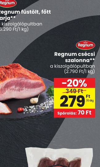 Regnum csécsi szalonna**