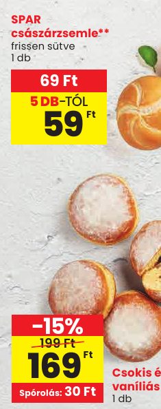 SPAR császárzsemle**