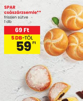 SPAR császárzsemle**