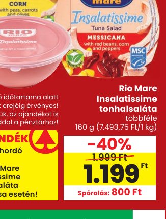 Rio Mare Insalatissime tonhalsaláta
