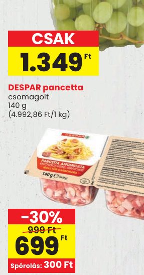 DESPAR pancetta