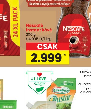 Nescafé instant kávé