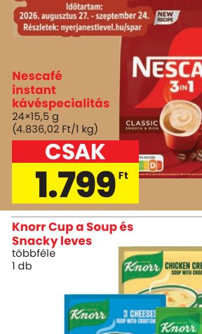 Nescafé instant kávéspecialitás