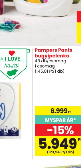 Pampers Pants bugyipelenka