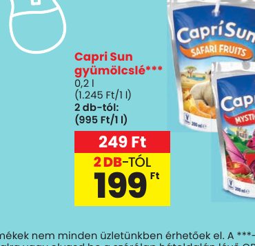 Capri Sun gyümölcslé***