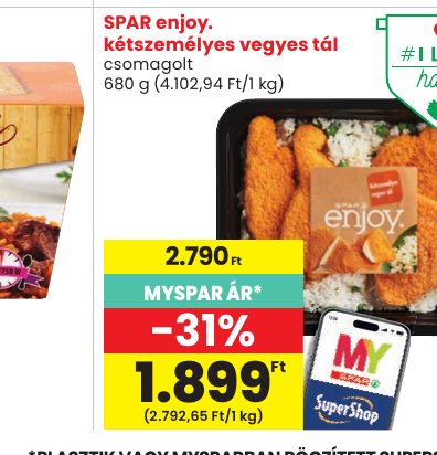 SPAR enjoy. kétszemélyes vegyes tál