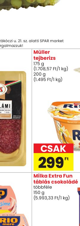 Müller tejberizs