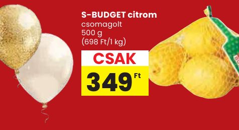 S-BUDGET citrom