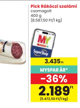 Pick Rákóczi szalámi