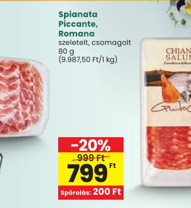 Spianata Piccante, Romana