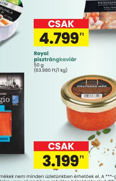 Royal pisztrángkaviár
