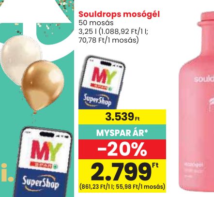 Souldrops mosógél