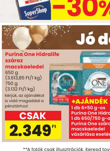 Purina One Hidralife száraz macskaeledel