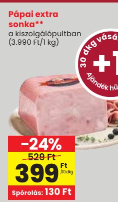 Pápai extra sonka**