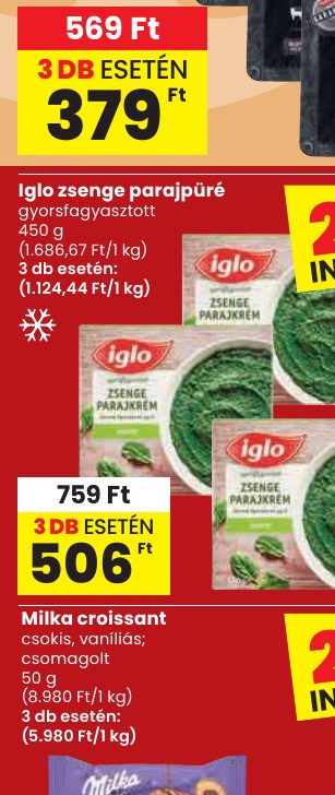 Iglo zsenge parajpüré