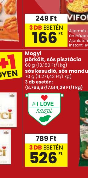 Mogyi pörkölt, sós pisztácia