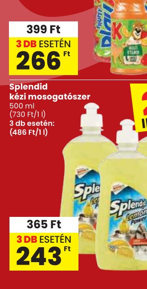 Splendid kézi mosogatószer