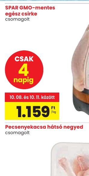 SPAR GMO-mentes egész csirke