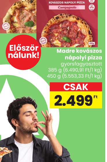 Madre kovászos nápolyi pizza