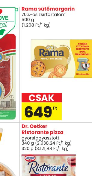 Rama sütőmargarin
