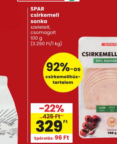 SPAR csirkemell sonka