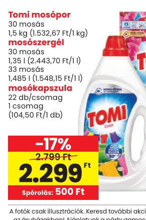 Tomi mosópor