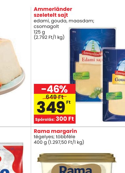 Ammerländer szeletelt sajt