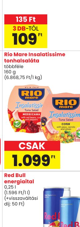 Rio Mare Insalatissime tonhalsaláta