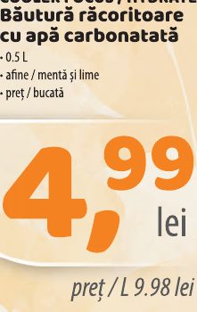 Cooler Focus / Hydrate Băutură Răcoritoare Cu Apă Carbonatată
